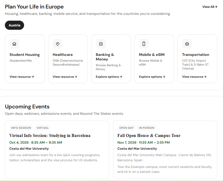 Student dashboard screenshot 2 of 5