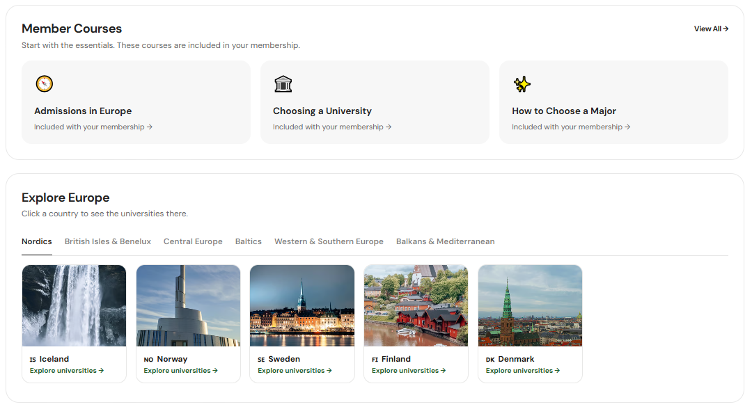 Student dashboard screenshot 4 of 5
